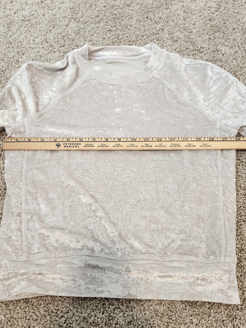 Lululemon Warm Down Crew/Ready To Crush Joggers Chrome Crushed Velvet Set Size 2 - Picture 13 of 13